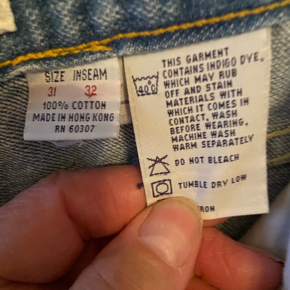 Classic Union Bay Vintage Cut Blue Denim Jeans Size 31 x 32 - Picture 7 of 7